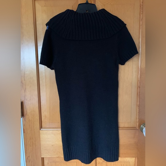 Cowl neck color block sweater dress - Picture 3 of 3